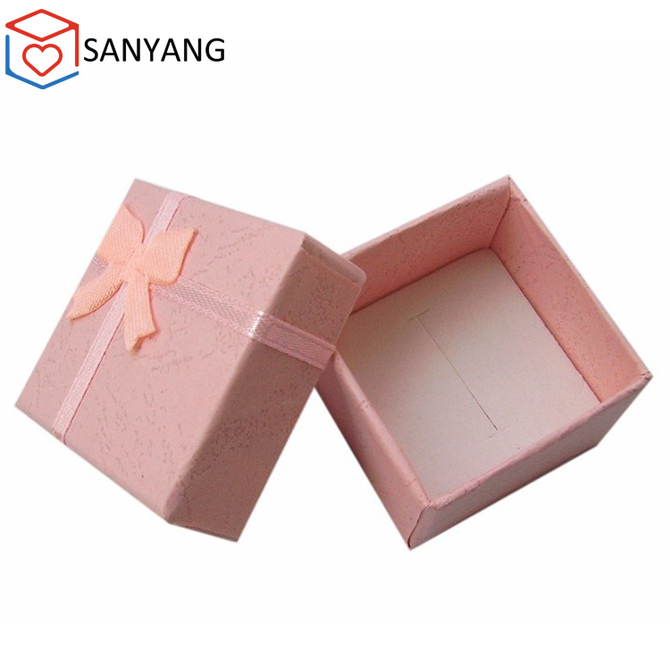 Top Fashion Quality Paper Jewelry Box for Ring Earring Bracelet Necklace Pendant Paper Packaging Box